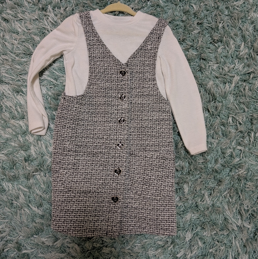 Primark Black and White Dress 3 Year - EUC
